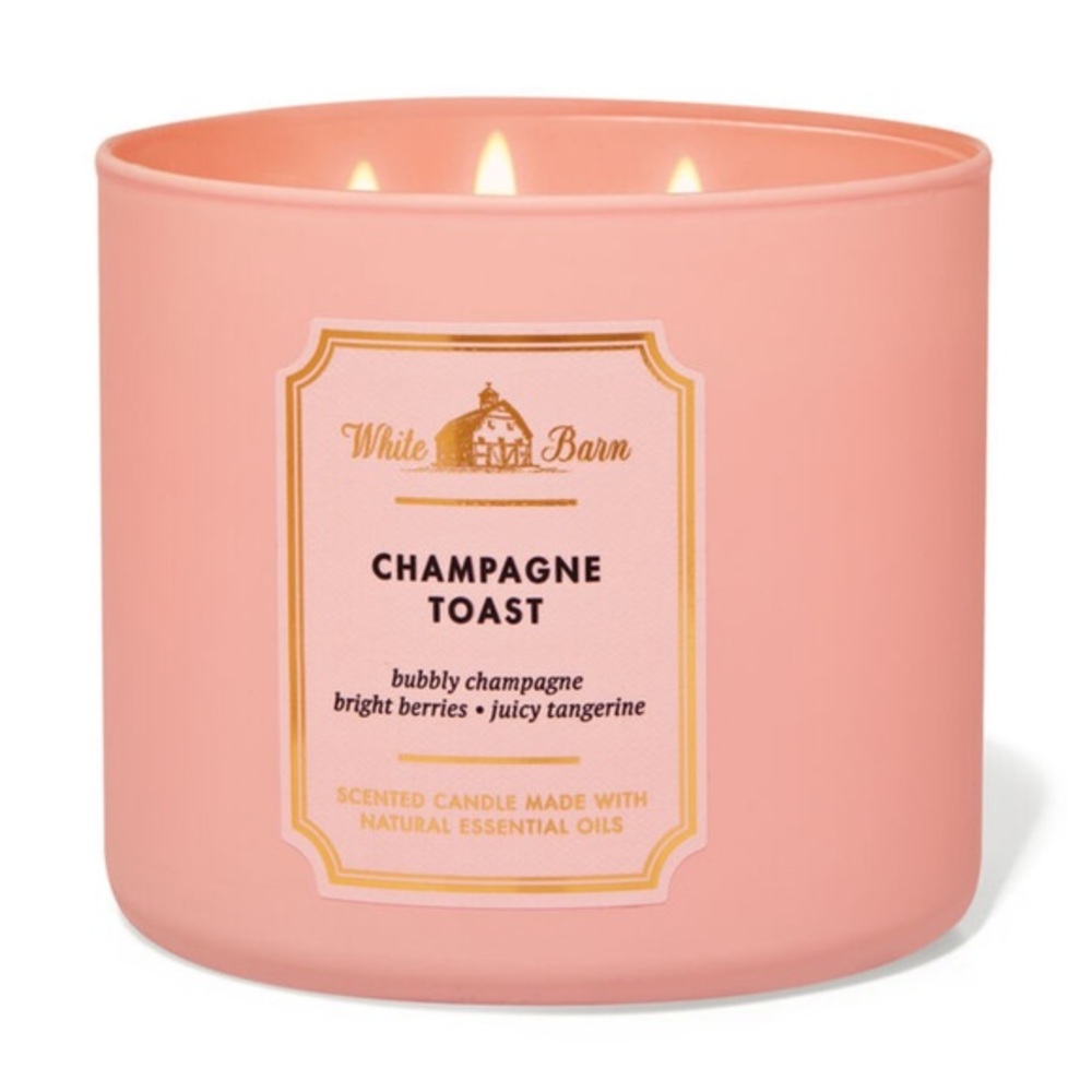 White Barn Champagne Toast Three Wick Candle